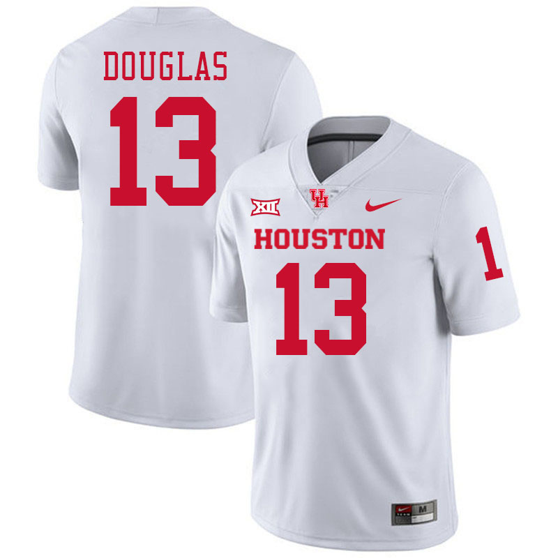 C.J. Douglas Houston Cougars Jersey,Houston Cougars #13 C.J. Douglas Jersey Youth College Uniforms-W